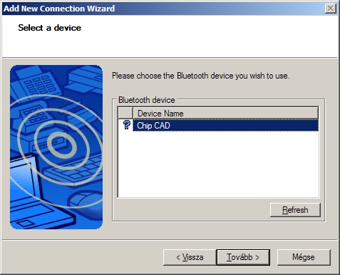 Bluetooth device setup. Step 2.