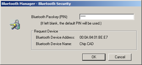A Bluetooth interfész konfigurálása. 3. lépés